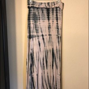 Brown & Black Tie Dye Skirt/ Tube Dress